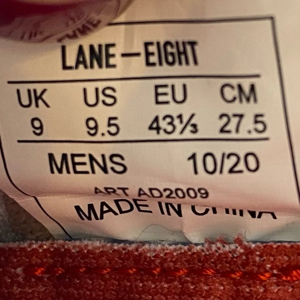 Lane Eight Mens Shoes 9 Trainer AD 1 Dusty Taupe Brown Low Top Athletic Sneakers - Picture 8 of 12